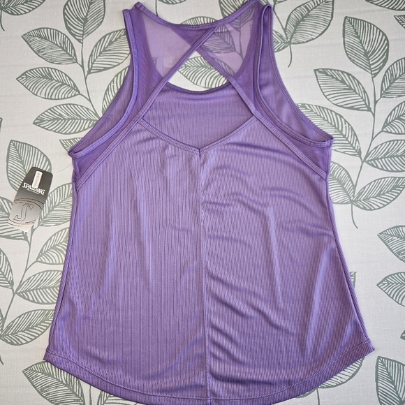 NWT!!! Spalding Purple Athletic Tank Top, Size Small - Picture 4 of 6